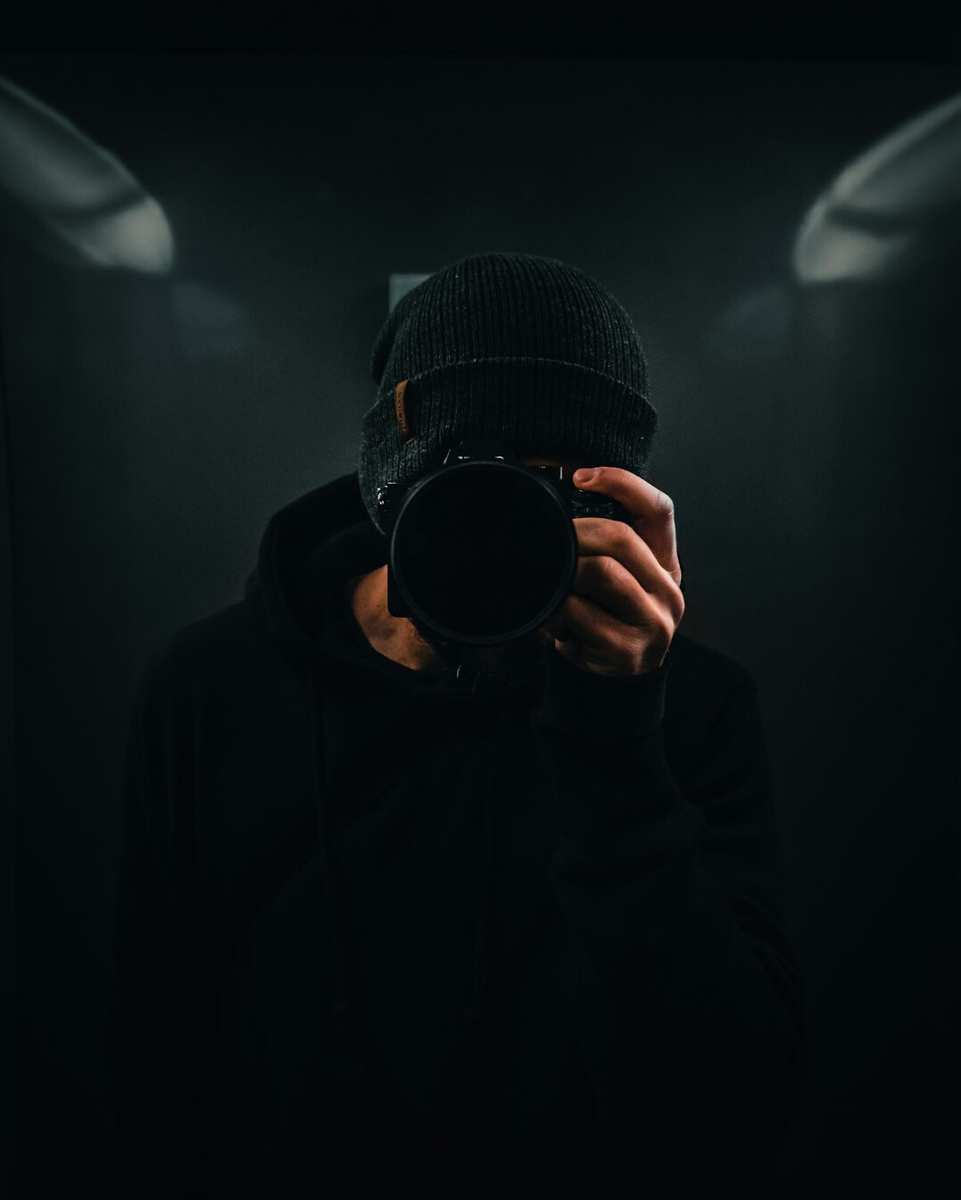 photographer taking portrait